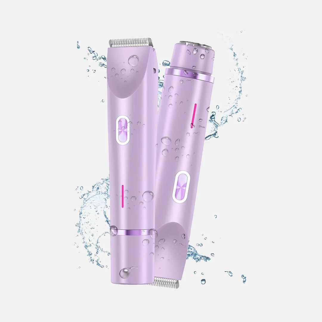 Oxiva™ 2-in-1 Painless Bikini Hair Trimmer for Face & Body
