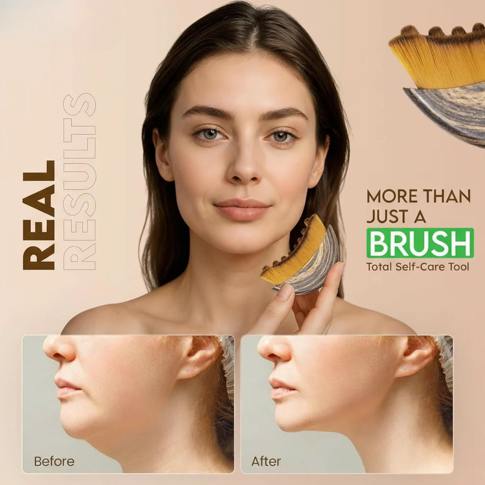 Oxiva™ Lymphatic Contour Face Brush