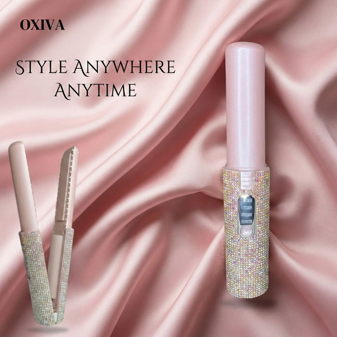 Oxiva™ Gemstone Pro – Wireless Hair Straightener